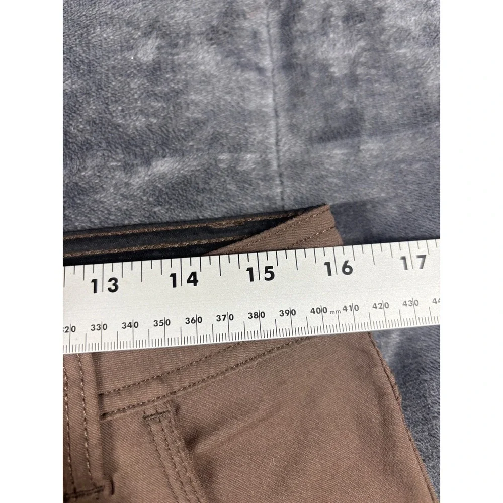 Prana Zion Brown Cargo Hiking Pants Mens 32x30 Straight Leg Snap‎ Hem Gorpcore